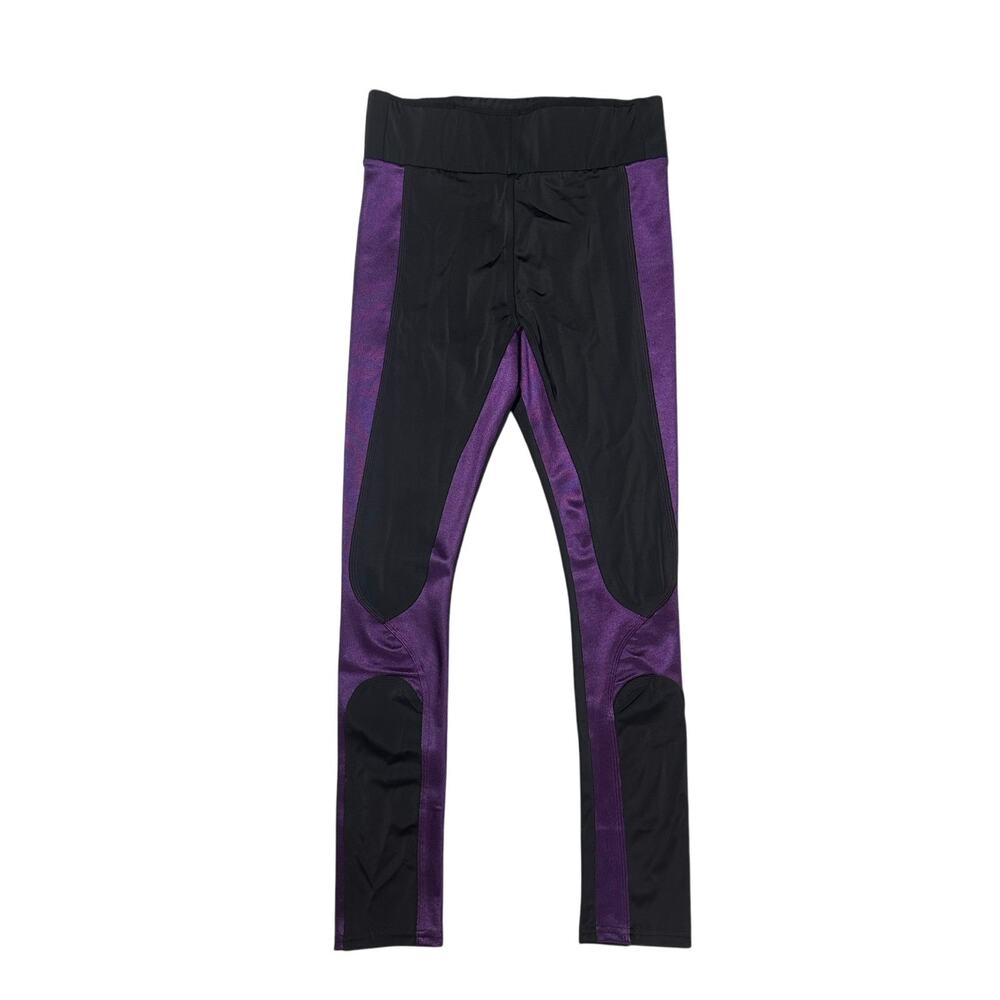 Naya Nina Black & Purple Leggings